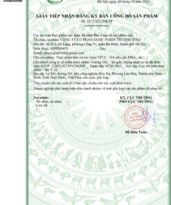 DẦU GẤC DHA Giấy công bố