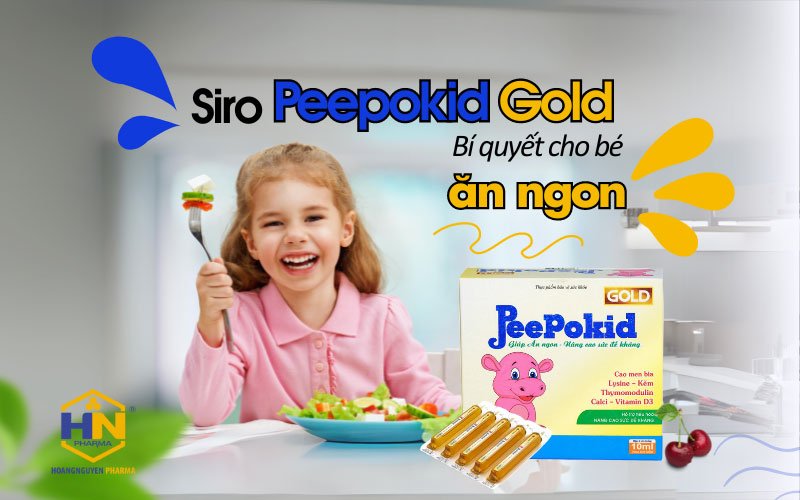 Siro ăn ngon cho bé Peepokid Gold có tốt không?